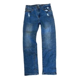7 For All Mankind Kids Dark Wash "Slimmy" Jeans Size 8
